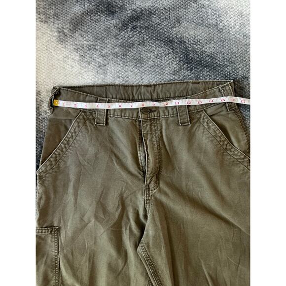 Carhartt Men's Utility Work Pant Loose Fit Brown TAGGED 33 x 32 ACTUAL 32 X 31 - Picture 5 of 7